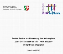 Vorschaubild Vorschaubild 3: Aktionsplan der Landesregierung "Eine Gesellschaft für alle - NRW inklusiv".