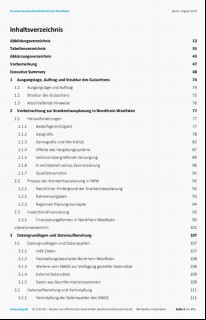 Vorschaubild 3: Gutachten Krankenhauslandschaft Nordrhein-Westfalen