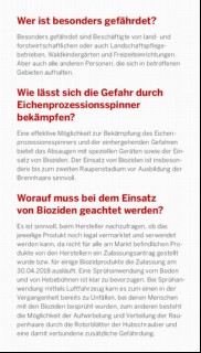 Vorschaubild Vorschaubild 2: Frühlingszeit ist die Zeit des Eichenprozessionsspinners.