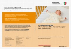 Vorschaubild Vorschaubild 1: Der sichere Baby-Schlafsack. - Englisch -
