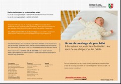 Vorschaubild Vorschaubild 1: Der sicherer Baby-Schlafsack. - Französisch -