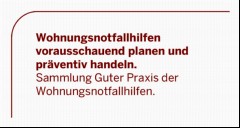 Vorschaubild Vorschaubild 2: Wohnungsnotfallhilfen vorausschauend planen und präventiv handeln.