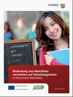 Vorschaubild Vorschaubild 1: Bedeutung von Abschlussvermerken auf Schulzeugnissen in Nordrhein-Westfalen.