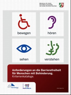 Vorschaubild Vorschaubild 1: Anforderungen an die Barrierefreiheit für Menschen mit Behinderung.