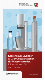 Vorschaubild 1: Kohlensäure-Zylinder (CO2-Druckgasflaschen) für Wassersprudler.
