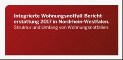Vorschaubild 3: Integrierte Wohnungsnotfall-Berichterstattung 2017 in Nordrhein-Westfalen