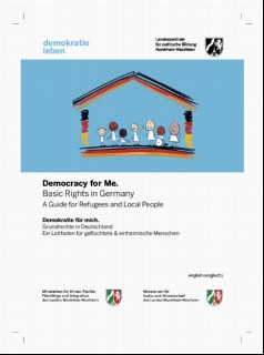 Vorschaubild 1: Demokratie für mich. Grundrechte in DeutschlandEin Leitfaden für geflüchtete & einheimischen Menschen